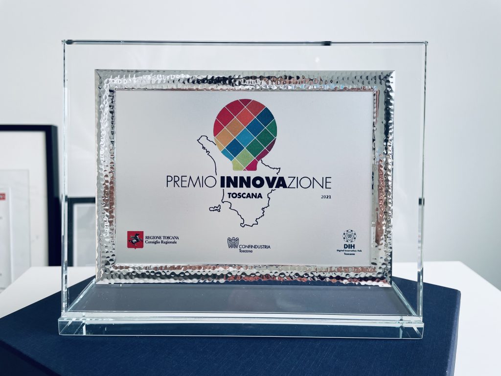 First Prize at Innovation Award Toscana 2021