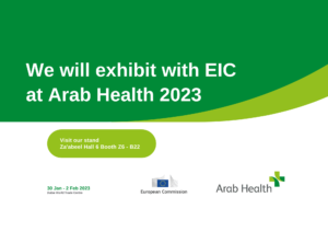 WE WILL EXHIBIT AT ARAB HEALTH 2023 IN DUBAI, 30 JAN - 2 FEB